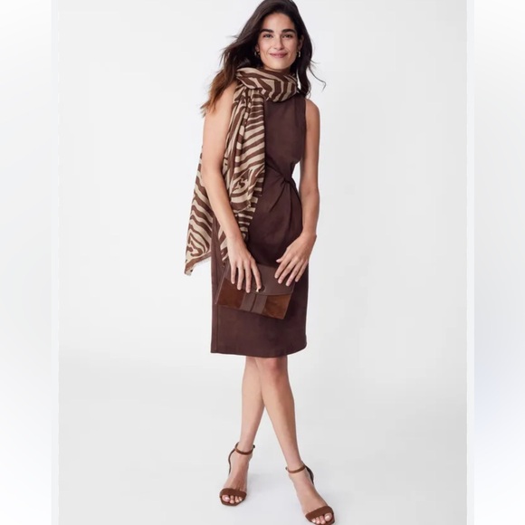 NWT J.Mclaughlin Pamela Dress Women's S Brown $218 - Picture 4 of 15